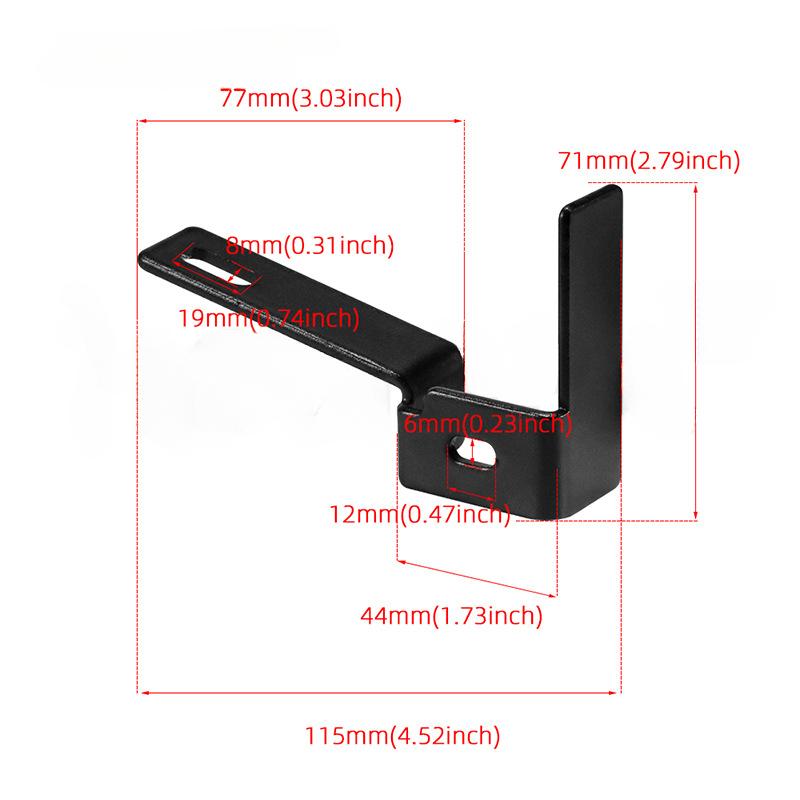 For Honda CB650R CB 650R Motorcycle Fog Lamp Spotlight Bracket Holder Spot Light Mountclamp Aluminum Alloy Tube Fork