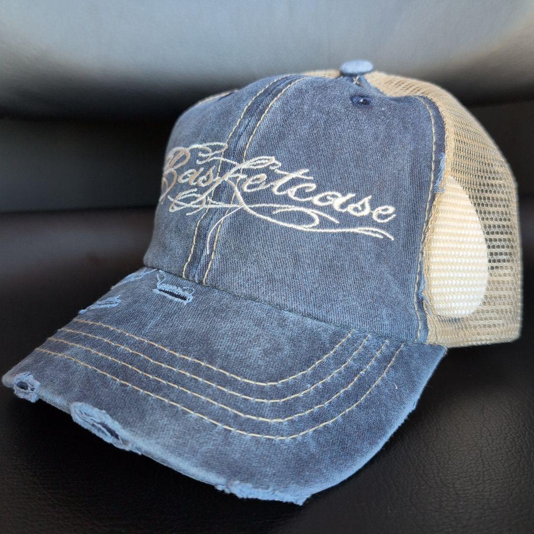 

[USED] Sold Out Basketcase VIVA Cap Blue Distressed