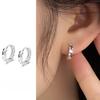 925 Sterling Silver Hoop Earrings: 2025 Modern Niche Design - Elegant & Luxurious for Women