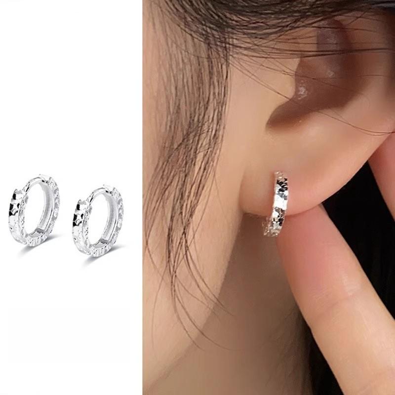 925 Sterling Silver Hoop Earrings: 2025 Modern Niche Design - Elegant & Luxurious for Women