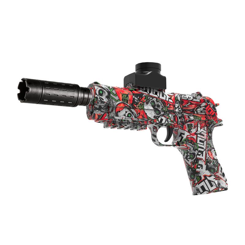 Graffiti Toy Gun: Electric, Continuous Firing, Interactive Outdoor Toy, ABS Material
