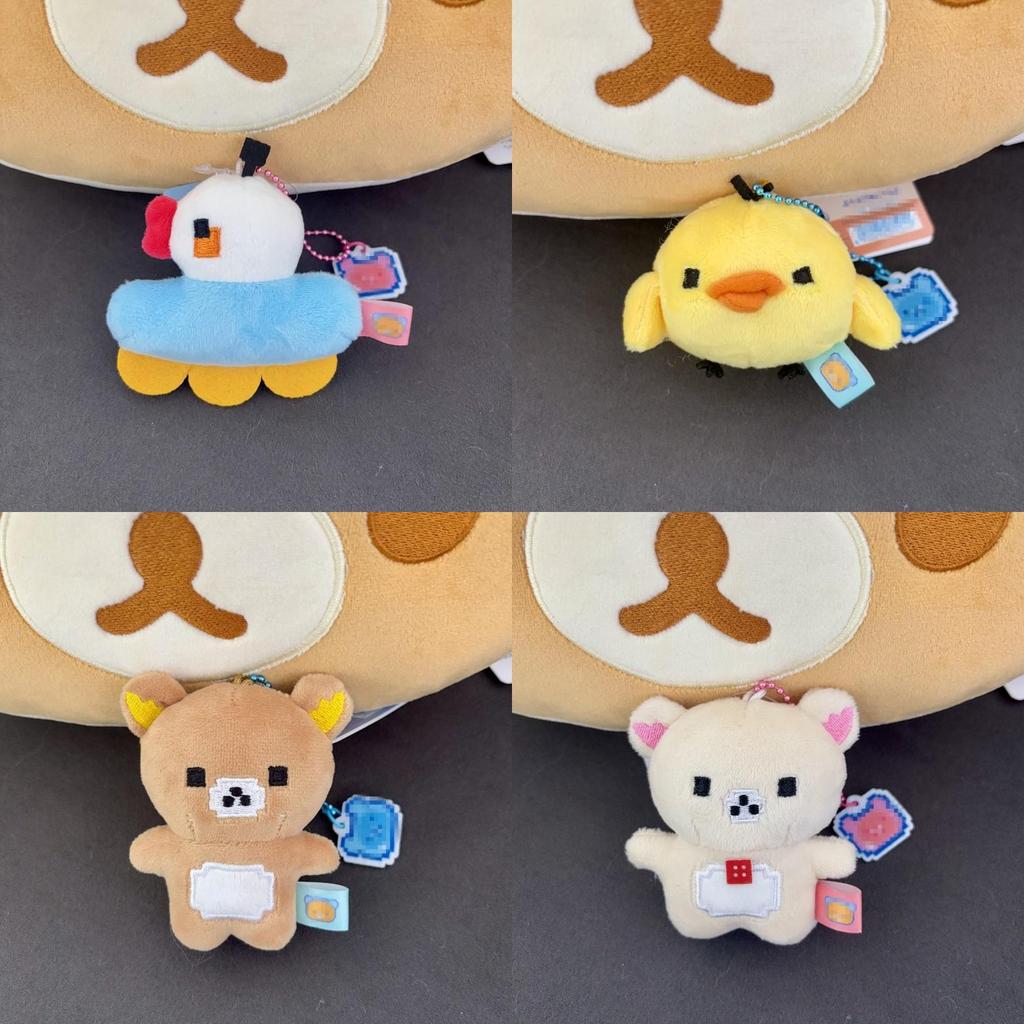 Rilakkuma Bear Plush Animal Bag Charm With Pp Cotton Filling For Kids And Collectors