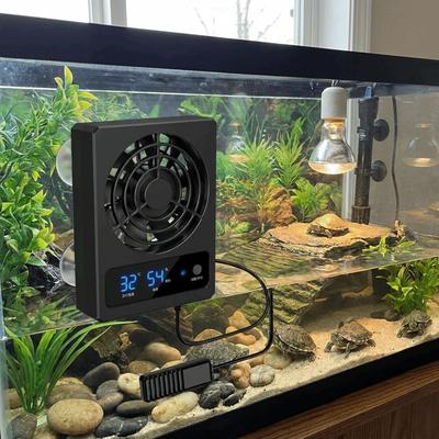 Leiser digitaler Kühlventilator mit starkem Luftstrom, intelligenter Lüfter für Aquarien