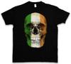 CLASSIC INDIA SKULL FLAG T-SHIRT - Schädel Banner Fahne Indien Biker