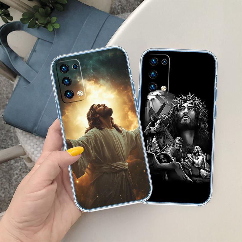 Bible verse Jesus Cross Transparent Phone Case for Motorola Moto Edge 20 30 40 50 S30 Fusion Ultra Pro Neo Lite + G200 G23