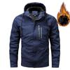 Herren Kapuzen Winterjacken Outdoor Lässiger Wintermantel Herren Fleece Warm Parkas Gute Qualität Herren Winterjacken Größe 6XL