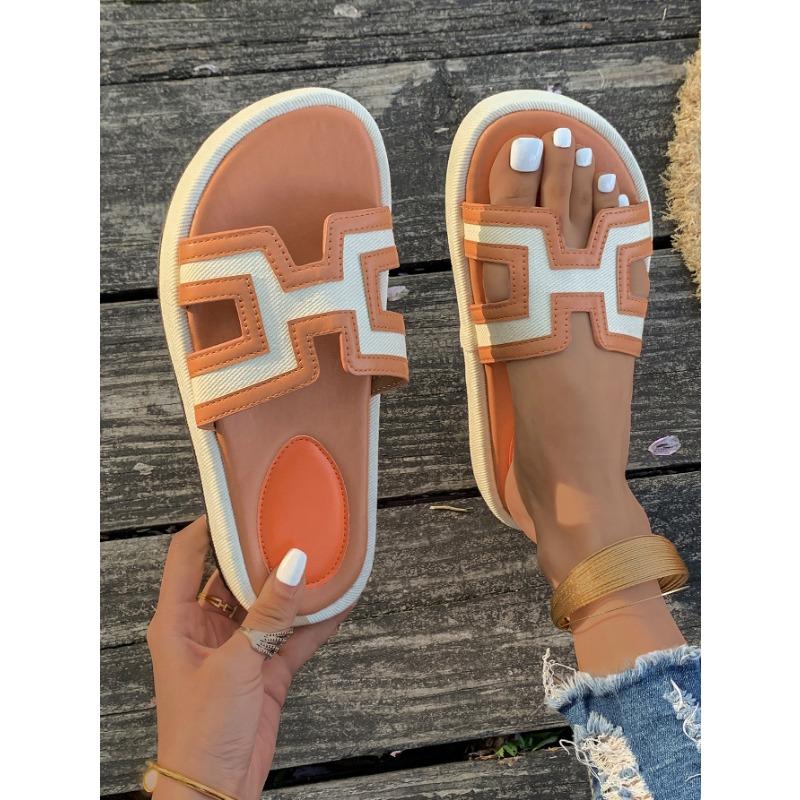 

New large-size women s shoes platform slippers women wear candy color platform light word lazy slippers 43