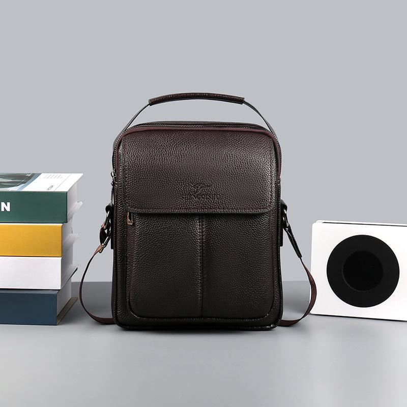 2025 Summer Men's Multifunctional Crossbody and Shoulder Bag: Casual, Large-Capacity Travel Bag