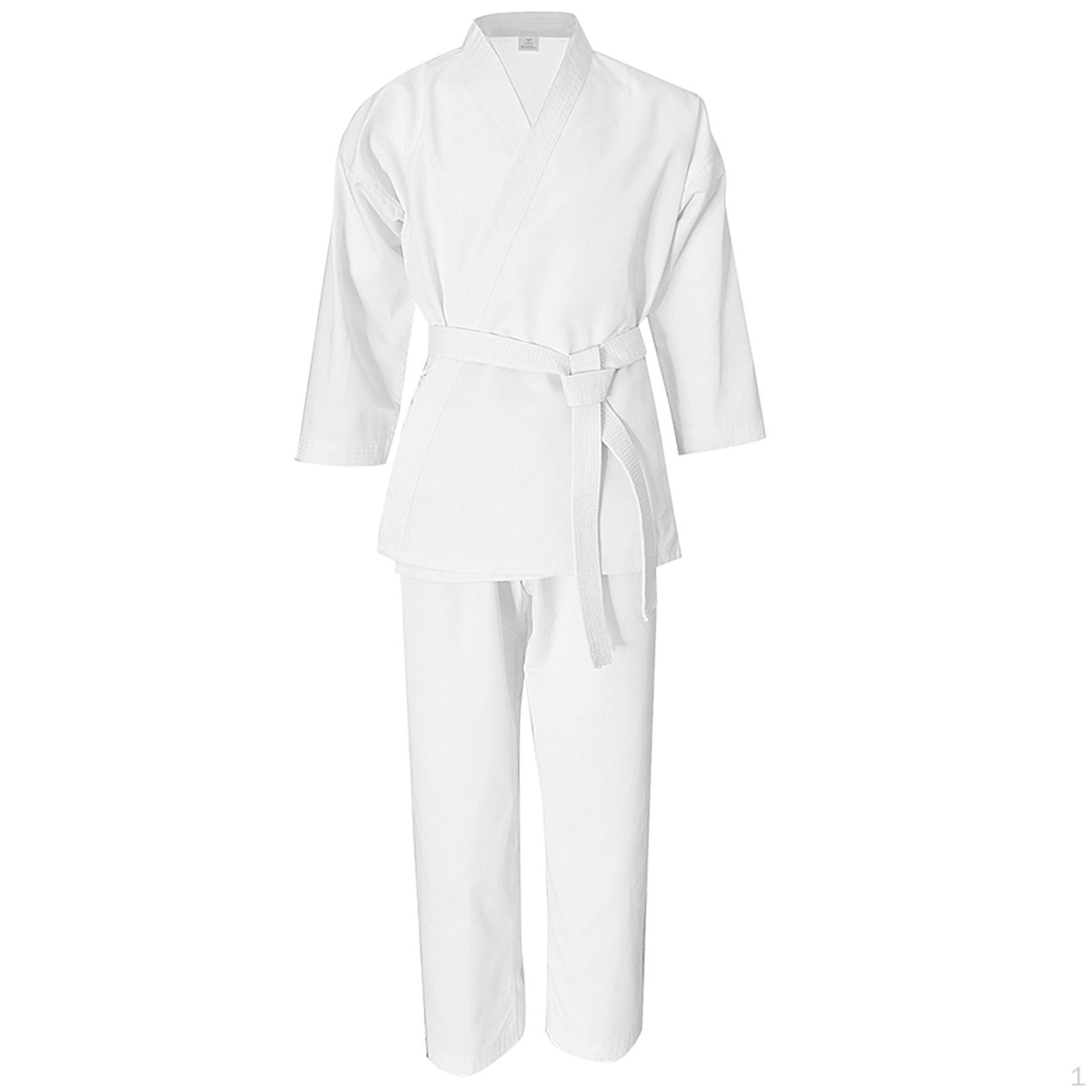 Детский/взрослый/унисекс костюм для карате и боевых искусств, спортивный костюм L