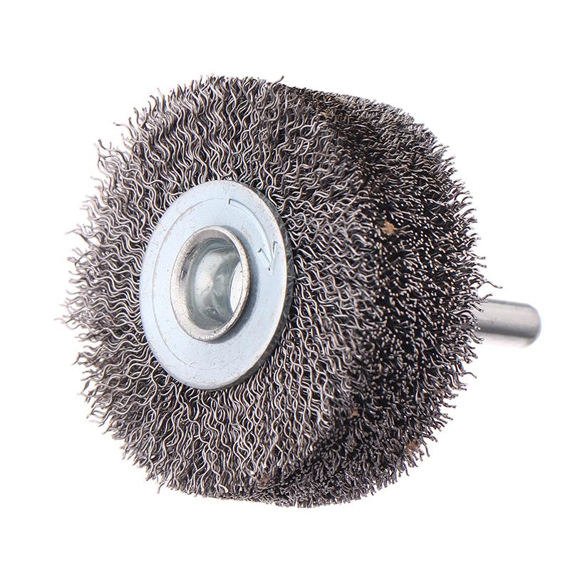 For Metal Rust Removal, Edge Grinding, Deburring Professional Stainless Steel Wire Brush Wheel 2" 50mm - Rotary Polishing Tool