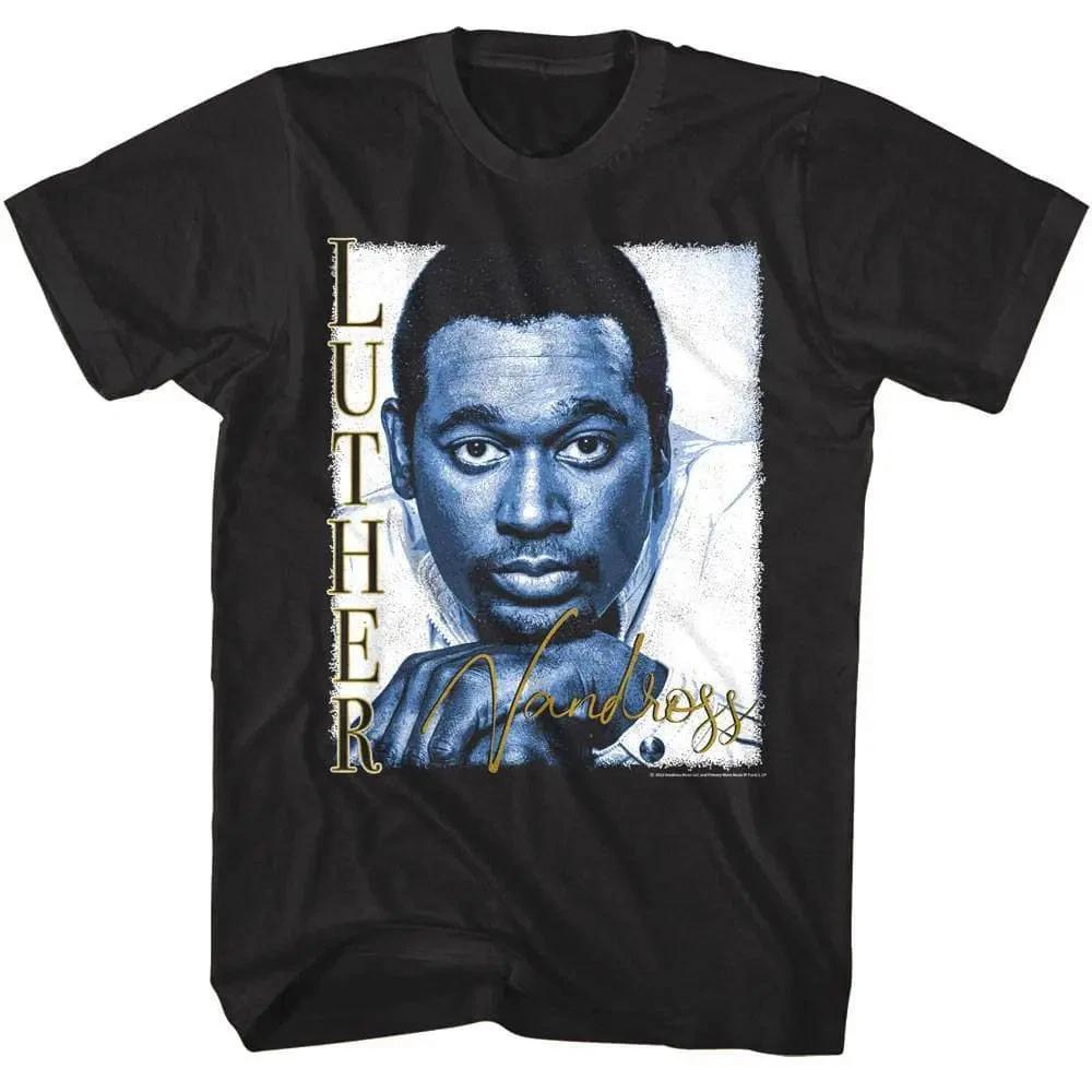 Luther Vandross Thoughtful Portrait Men s T Shirt 3XL