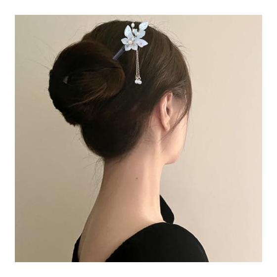 Kanzashi Hairpin, Simple & Stylish, Accessory Parts, Hair Tie, Yukata, Graduation Ceremony, Dango Hairstyle, Hair Ornament, Single Pin, Charm