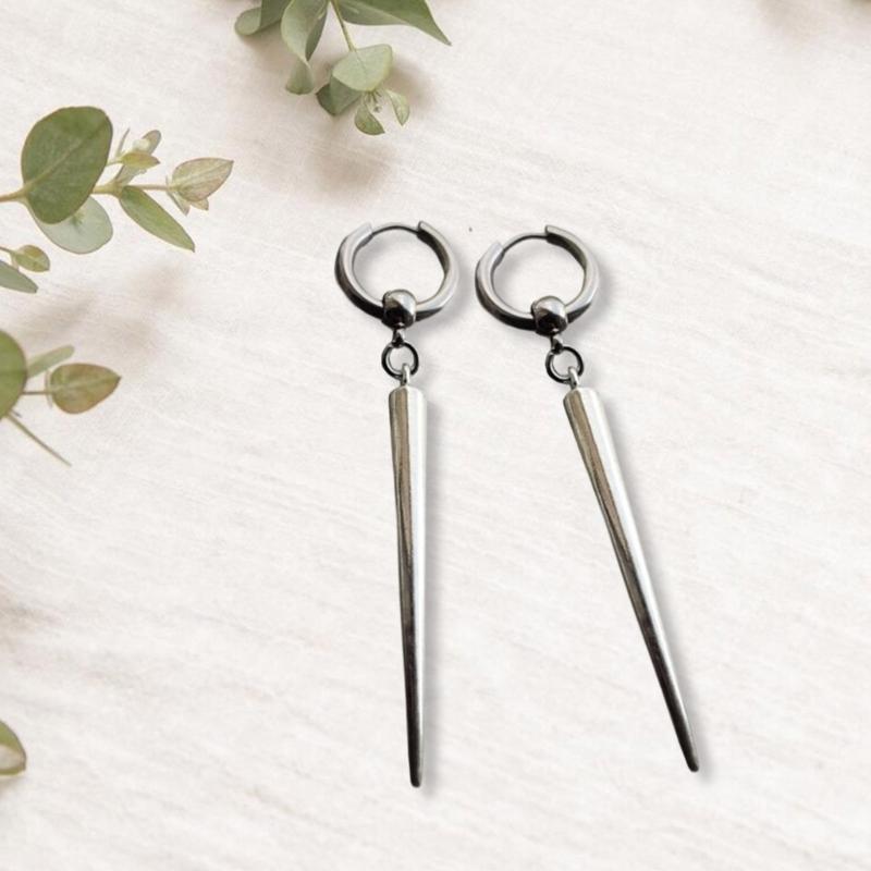 Fashion Cone Pendant Earrings Eye Catching Cone Dangle Earrings Attractive Era Rings Charm for the Trendsetter