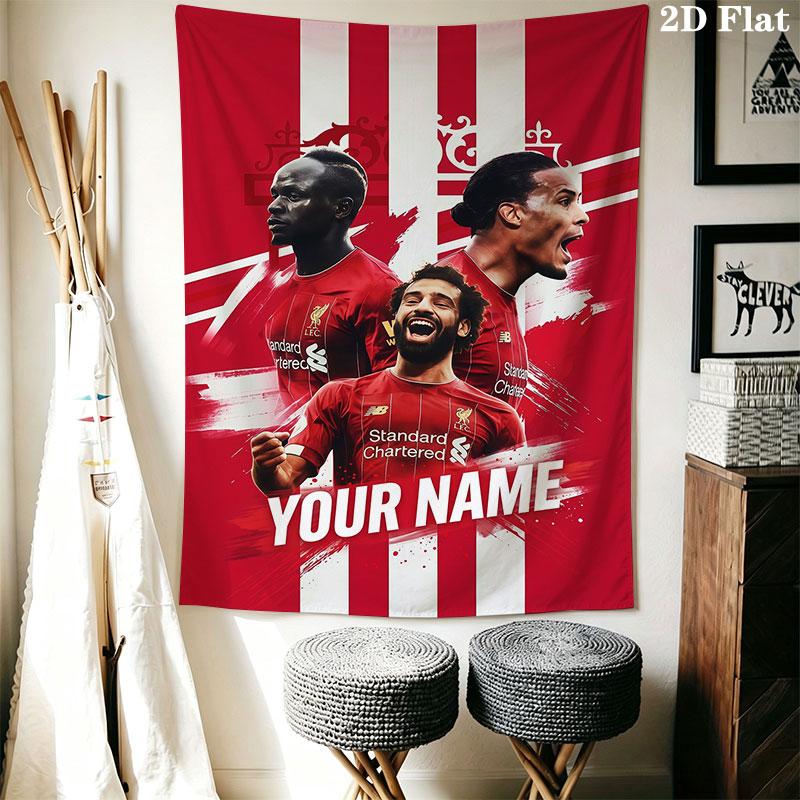 Custom Lfc Wall Hanging Printed Fabric Blanket Decorative Tapestries for Bedroom Living Room Home Decor