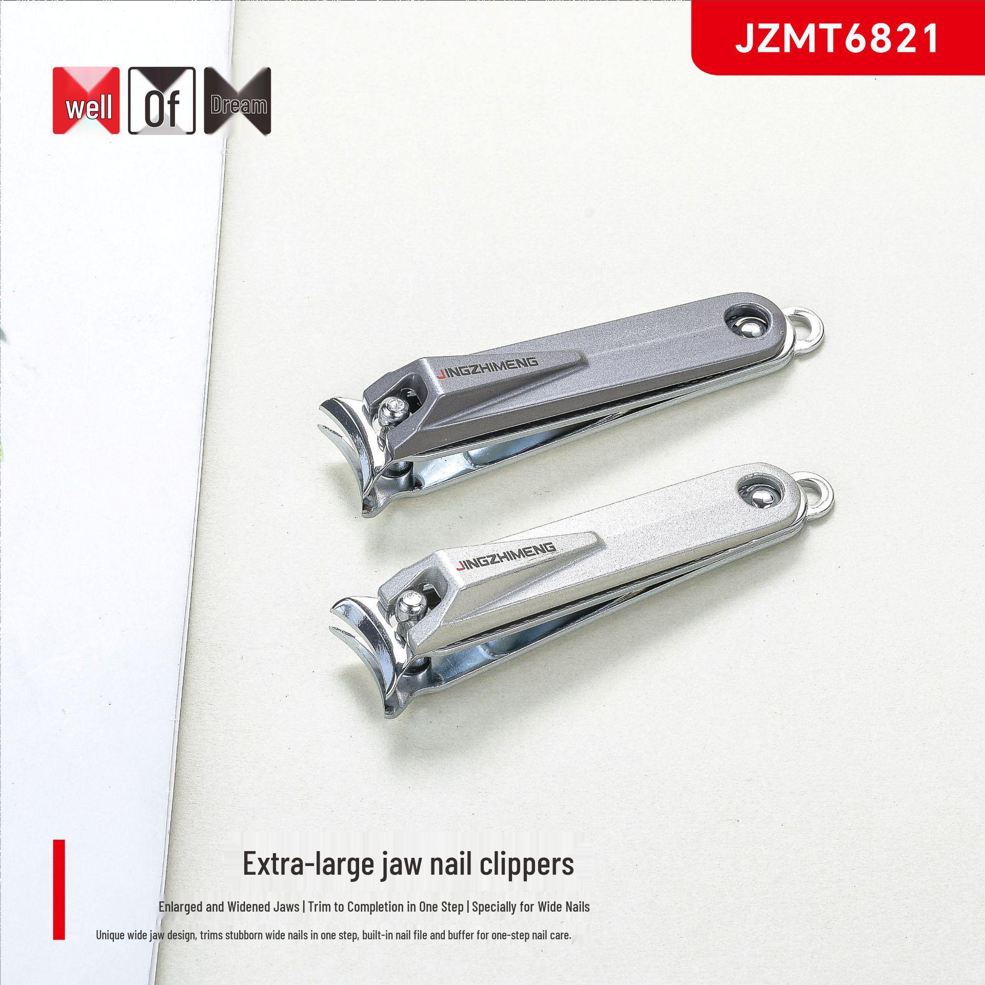 Jingzhi Meng Large Jaw Portable Nail Clippers for Manicure No