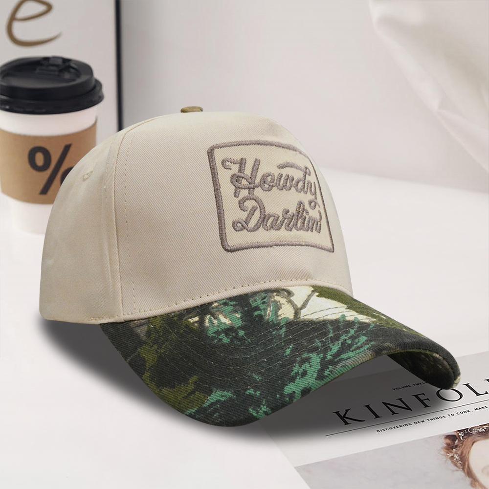 Unisex Adjustable Outdoor Sports Baseball Cap New Fashion Casual Letter Embroidered One Size Fits Most Hat