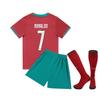 27 Portugal Home Court No. 7 (Green Pants) National Team Football Jersey Children'S Clothing Children'S Set Size 14-30