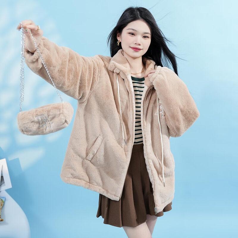 

IMAGINEX Women s Fleece-Lined Casual Long-Sleeve Jacket One Size