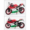1/9 Ducati 1199 Panigale R Alloy Die Cast Motorcycle Model Toy Vehicle Collection Sound and Light Off Road Autocycle Toys Car
