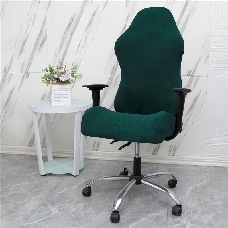 Elastic E-sports Chair Cover for Home Office Internet Cafe Armchair Thickened Cover for Computer Chair Dining Chair