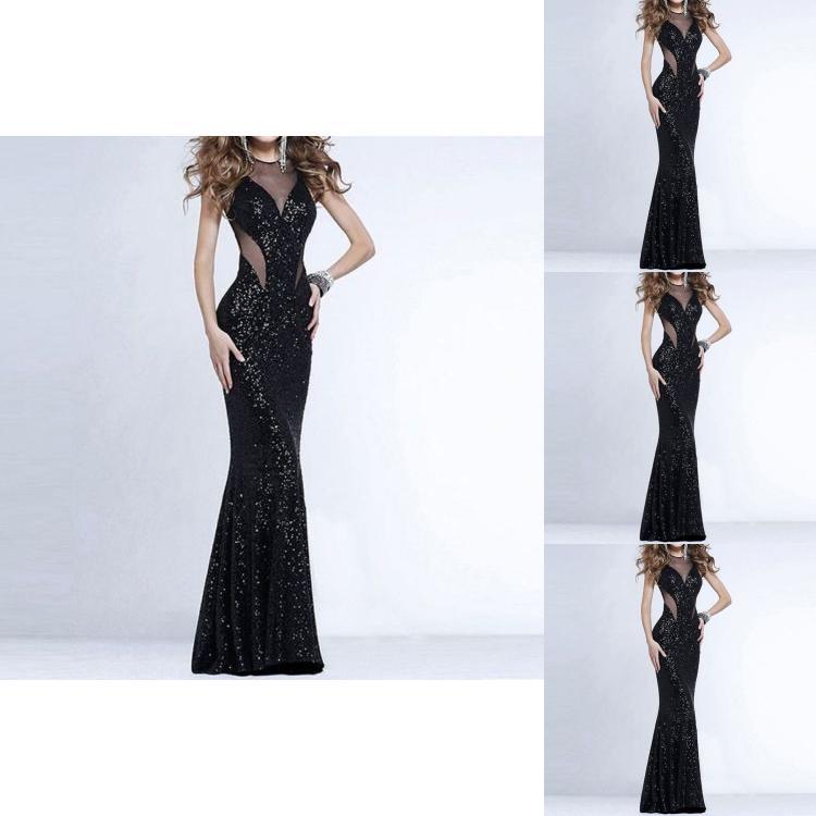 Elegant Women Formal Wedding Bridesmaid Evening Party Long Ball Prom Gown Cocktail Dress