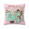 Enfermera En Apuros Doctor Nurse Medical Throw Pillow Case Bedroom Decoration Sofa Cushion Cover Polyester Soft Pillowcase