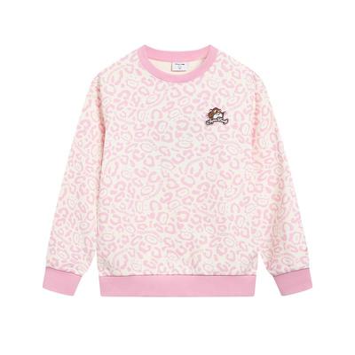 Disney Co-branded Girls' Round Neck Sweatshirt