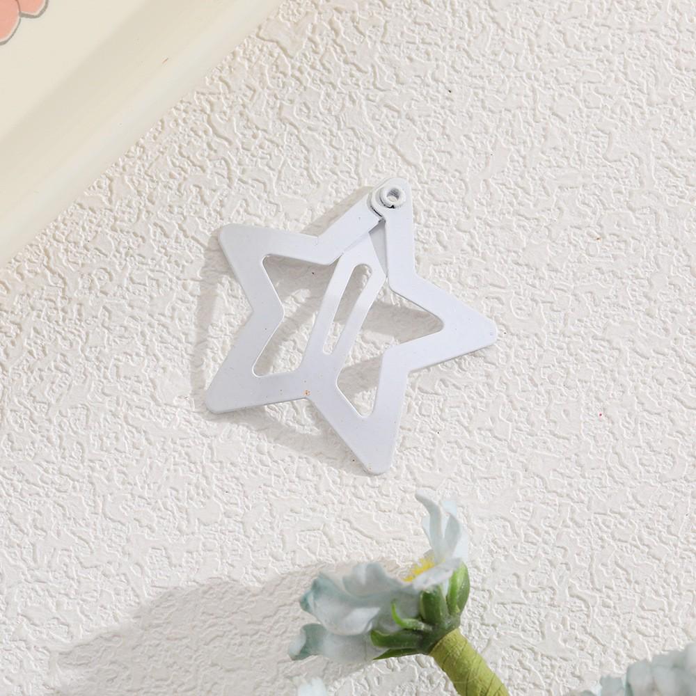 Children's Candy Color Star Hair Clips - Small Size BB Bangs Accessories