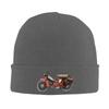 Vintage French Motobecane Moped Winter Skullies Beanies Hat Warm Autumn Knitted Hats Bonnet Caps for Women Unisex