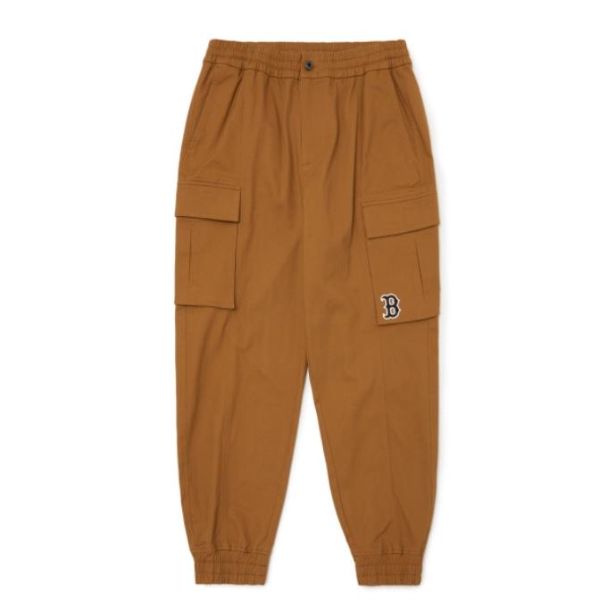New MLB Boston Red Sox FW22 Cargo Pants Men's Brown 3LWPB0324-43BGD