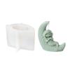 Mermaid Princess Candle Silicone Mold DIY Handmade 3D Ocean Plaster Epoxy Resin Mould Gypsum Molds Desktop Decoration
