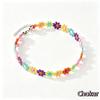 Stretchy Band Crochet Flower Headband Cute Colorful Design Comfortable Fit for Teen Girls Summer Sports Outdoor Activities