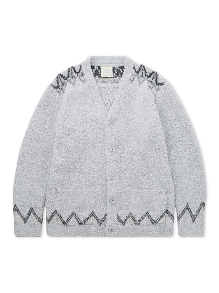 Steiff HOMME Gelato James Fair Isle JQD Cardigan PMNT245073BLUM