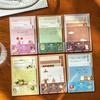 20pcs/lot Memo Pads Material Paper Accompanying Your Time Junk Journal Scrapbooking Cards Retro Background Decoration Paper