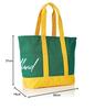 Major League Baseball Embroidered Tote Bag TTB166 Men's Athletics Deep Green