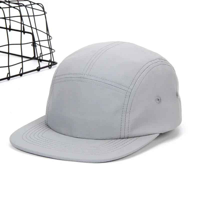 Herren- und Damenhut mit kurzem Schirm; Hochwertige, schnell trocknende, spritzwassergeschützte Baseballkappe aus Nylon