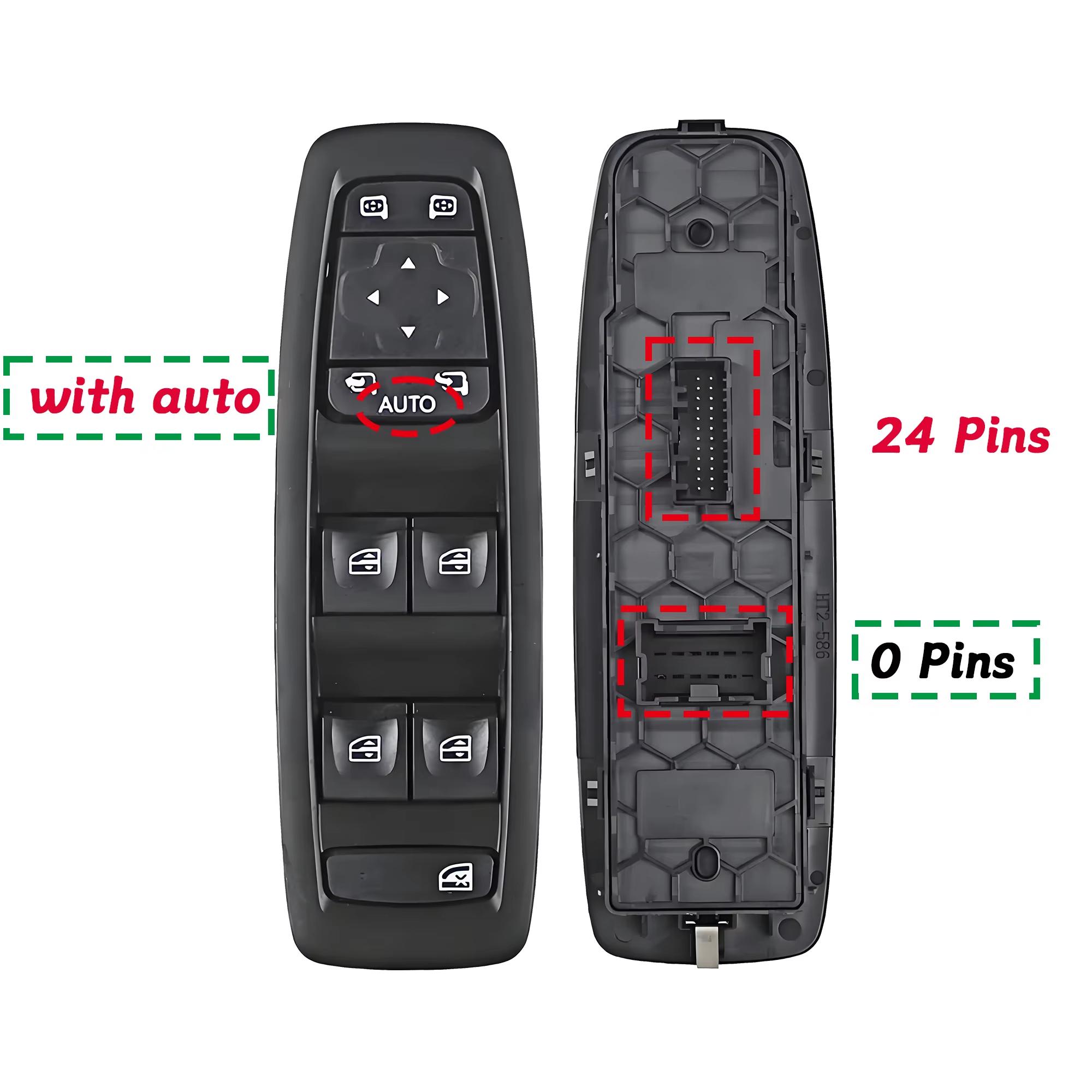

254015253R For Renault Grand Scenic, Megane IV Talisman Scenic 2015-2024,Front Left Driver Master Power Window Control Switch with auto