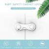 Multi-Purpose Baby Safety Locks, Easy Install Latches for Drawers, Cabinets & Fridge, No Drill Child Proof Locks for Home Furniture Protection
