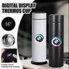 Car Temperature Display Thermos Cup Stainless Thermos Bottle For X1 X3 E39 E46 E30 E36 E87 E60 E90 F26 G02 E70 F15 E53 G05