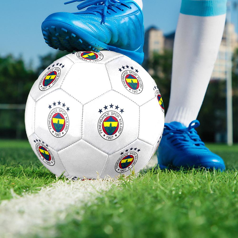 Pallone da Calcio Fenerbahce FC, colorato, adatto a tutte le età, cucito a macchina, materiale PVC, qualità da competizione, resistente e ad alto rimbalzo