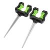 2pcs Garden Hose Guide Spike ABS Stable Lightweight Lawn Hose Support Stake for Water Pipe Agricultural Irrigation