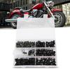 198Pcs/Set Windscreen Fairing Screws M5 M6 Bolts Kit Motorcycle AccessoryBlack
