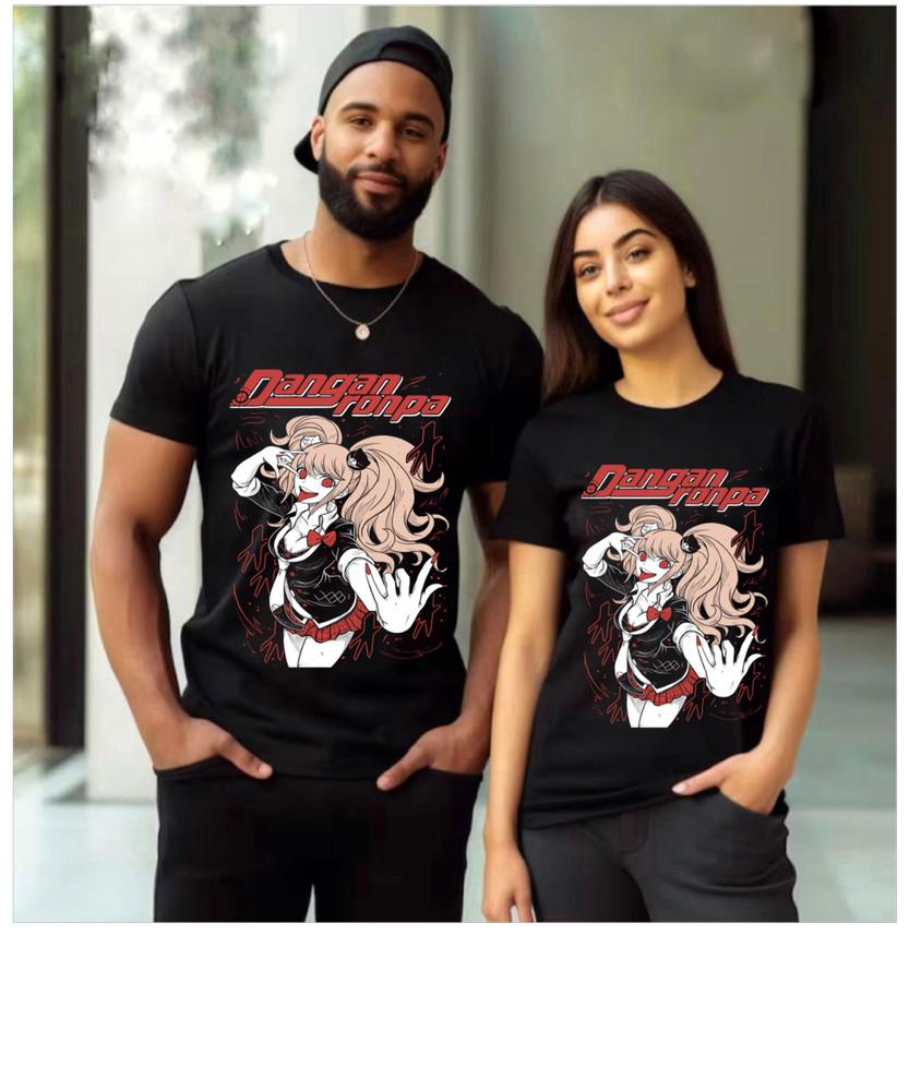 

Футболка Dangan Ronpa 2 Danganronpa Mikan Tsumiki Девушка Аниме Черная рубашка 3XL