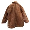 JNTERENSE Made In Korea Cowhide Leather Jacket L Brown Men's Used