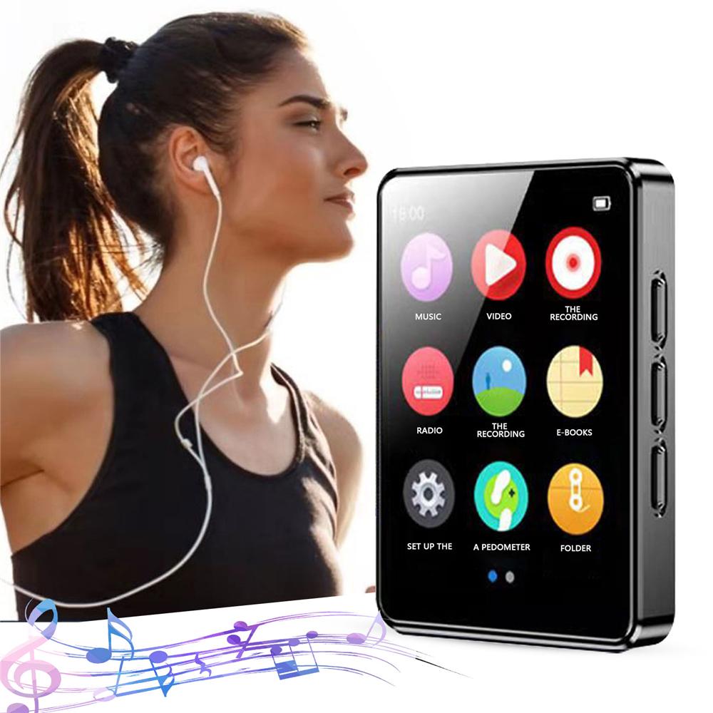 Player MP4 Bluetooth Ecran tactil Player de muzică Walkman citire cărți electronice difuzor încorporat cu cărți electronice/radio FM/înregistrare/suport Blu