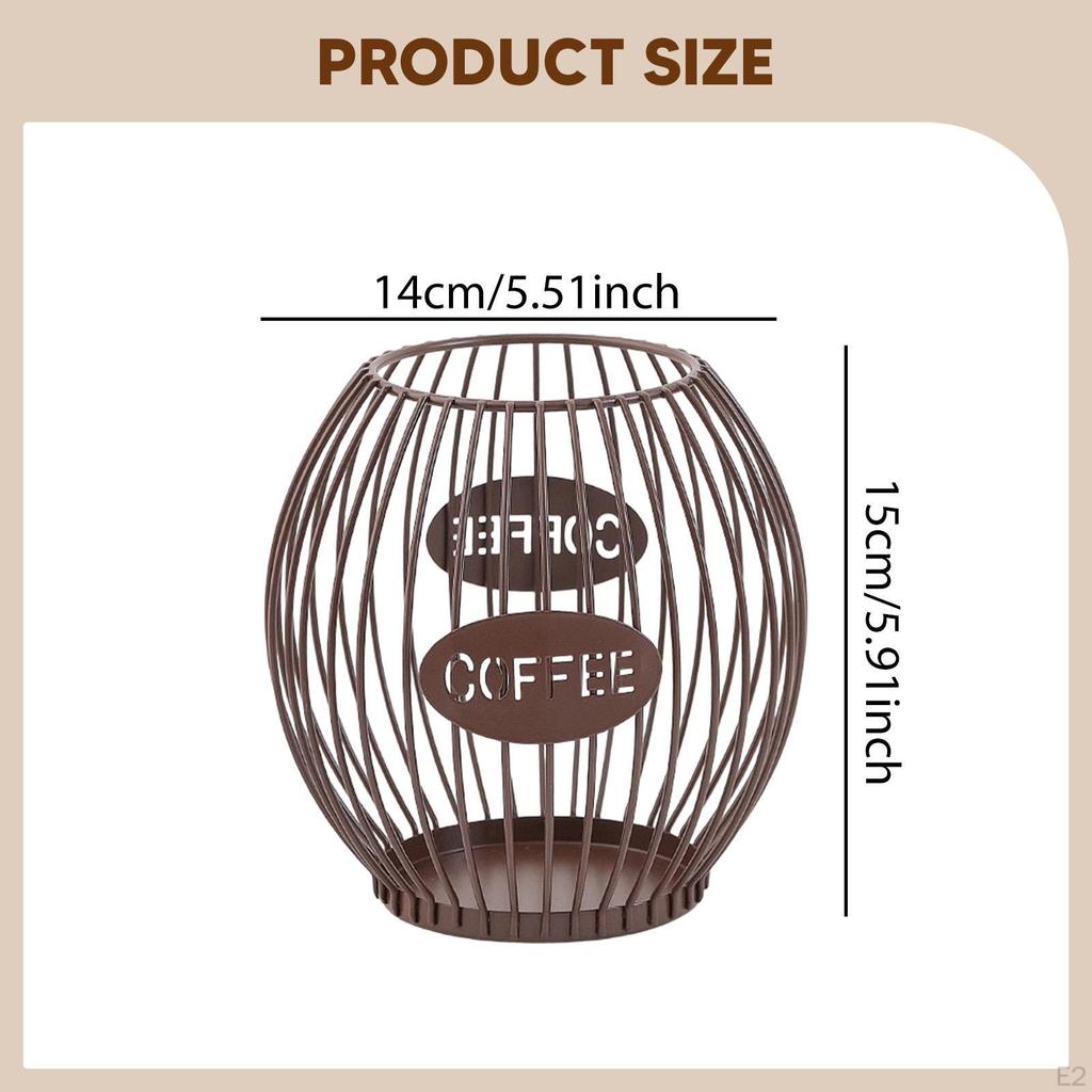 Kaffeekapselhalter Korb Organizer Behälter Kapsel Dekorativeisen Geeignet für