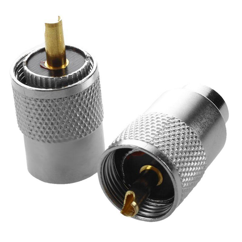 A84X-25 Pcs UHF PL259 Plug Solder Connector For RG8