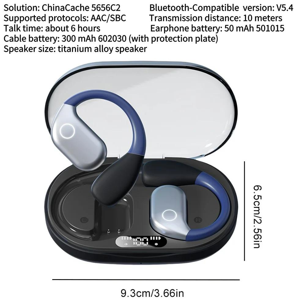 

3-in-1 Language Translation Device Real-Time Translation Earbuds 144 Language & Accent Wireless Open-Ear Headphones for Learning