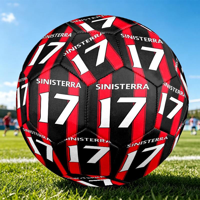1pc AFC Bournemouth Pattern Size 5 Football, Durable Soccer Ball for Daily Training Game Play Outdoor Sports, Ideal Gift for Family