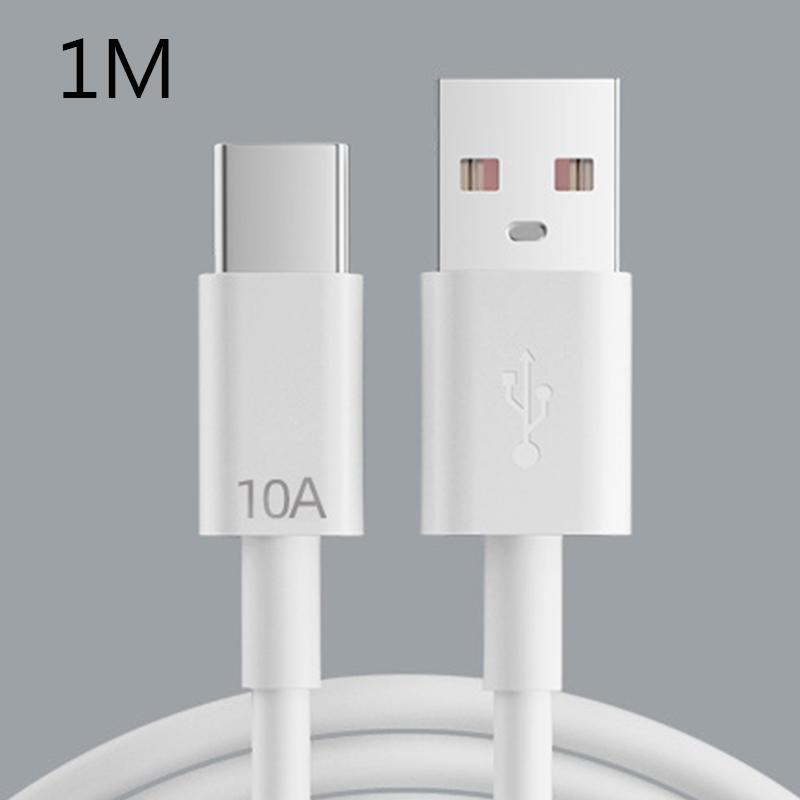 

120 Вт 10 А быстрая зарядка USB Type C кабель для быстрой зарядки для Samsung S23 Realme Xiaomi 13 Huawei телефон кабель для быстрой зарядки кабели передачи данных 1m белый